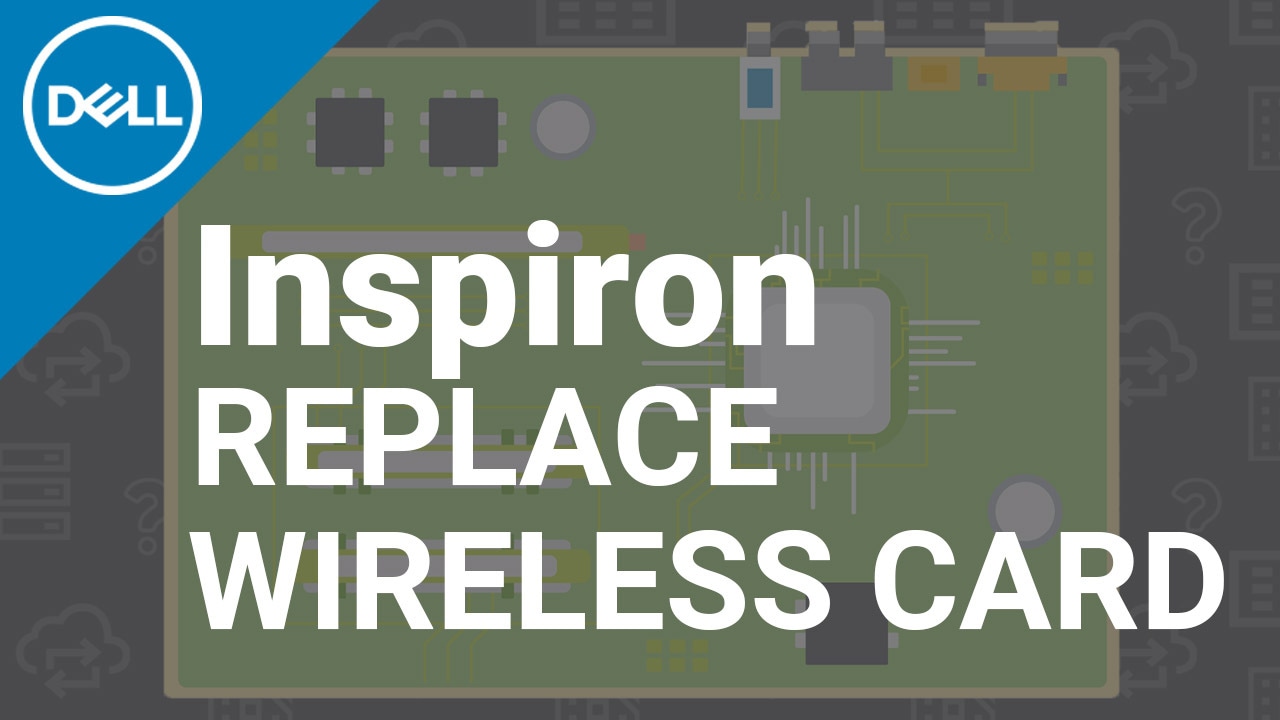 How to replace the wireless card on an Inspiron 3880/3881