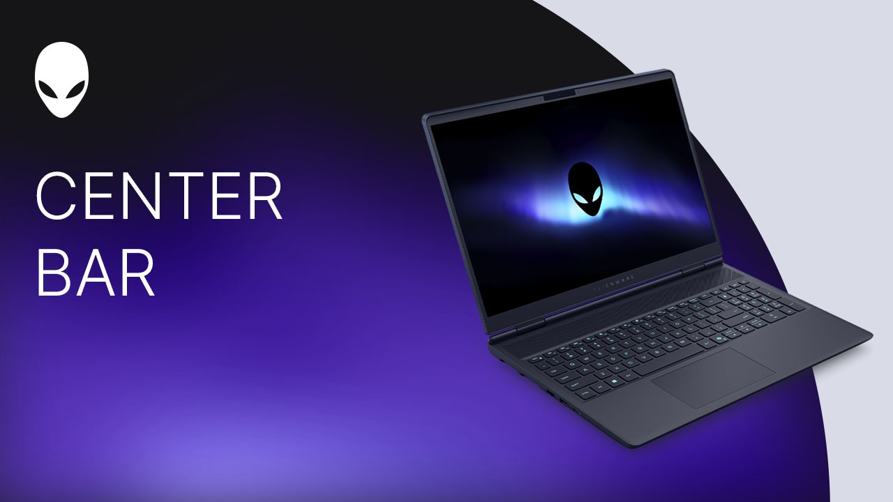 How to Replace Center bar in Alienware 16 Aurora AC16250/Alienware 16X Aurora AC16251