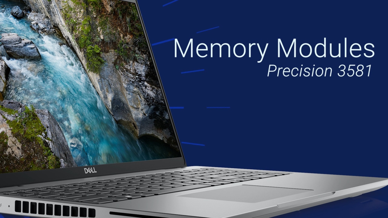 Dell Precision 3581のメモリー モジュールを交換する方法