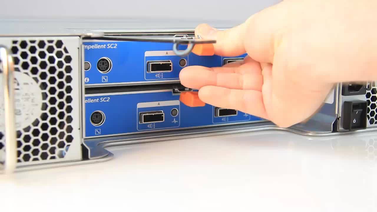 How to replace the Expander Management Module (EMM) for Compellent SC220