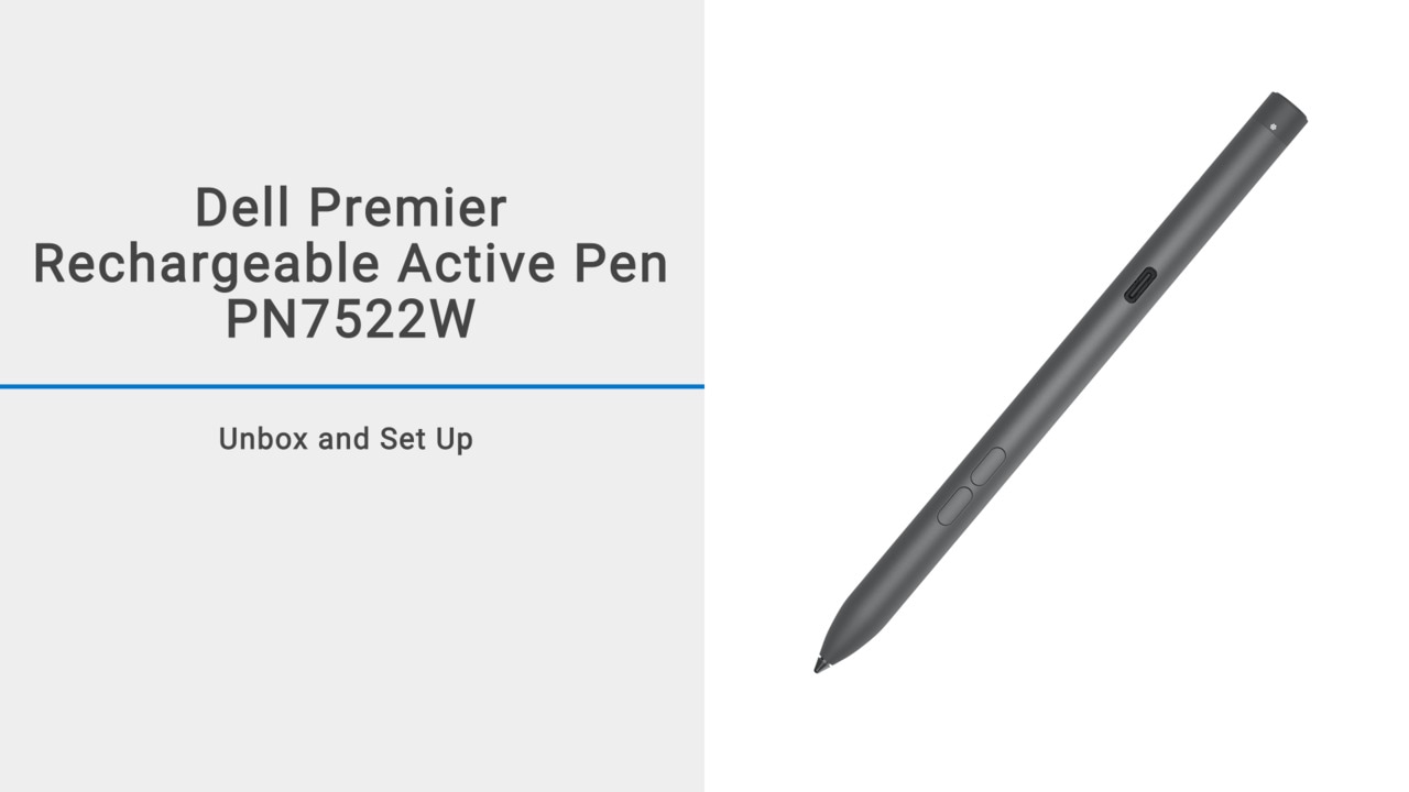 How to Unbox and set up your Dell Premier Rechargeable Active Pen PN7522W