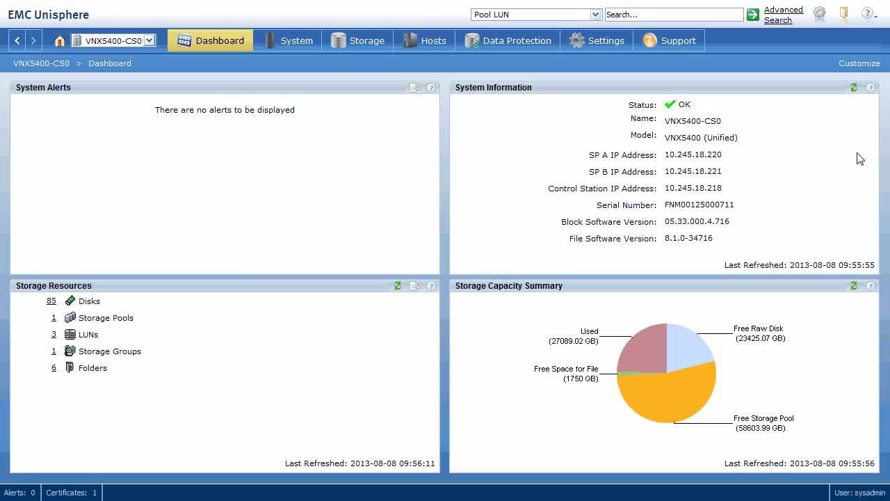 VNX Video: Unisphere