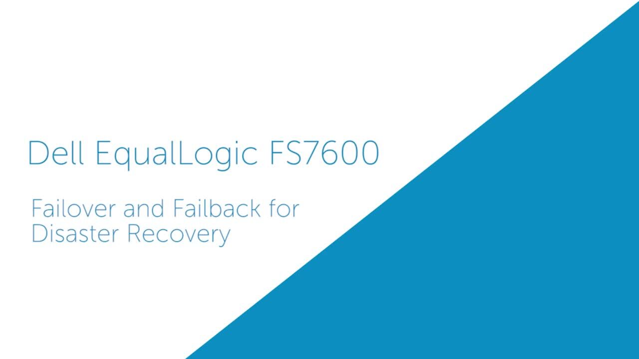 How to Set up Failover and Failback for Dell EqualLogic FS7600