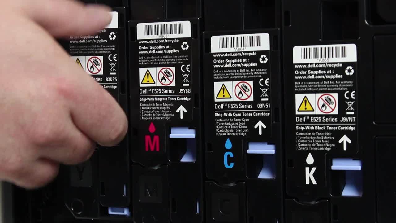 How To Replace the Toner on Dell E525w Laser Printers