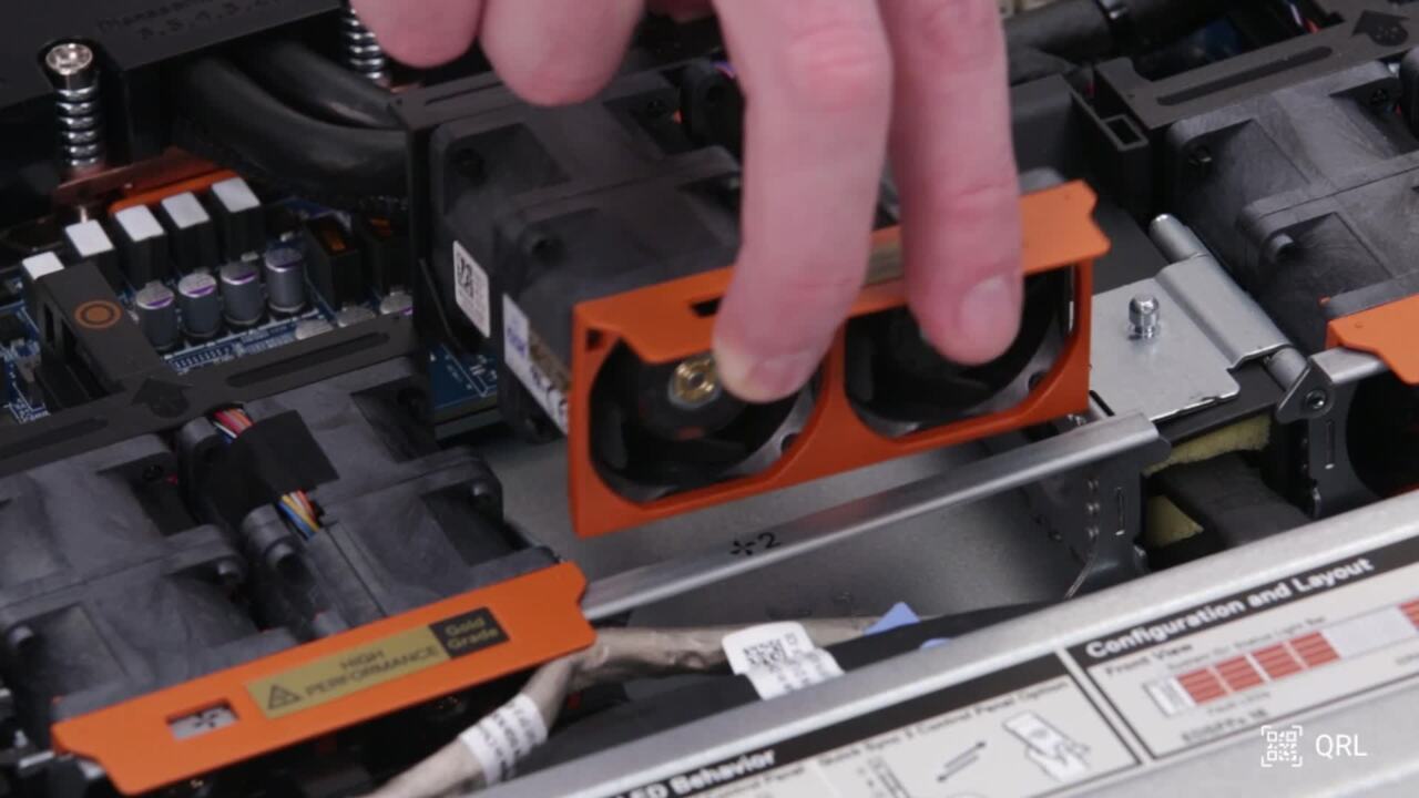 How to Replace Fan for PowerEdge R6615