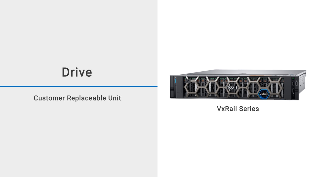 How to replace a drive within VxRail