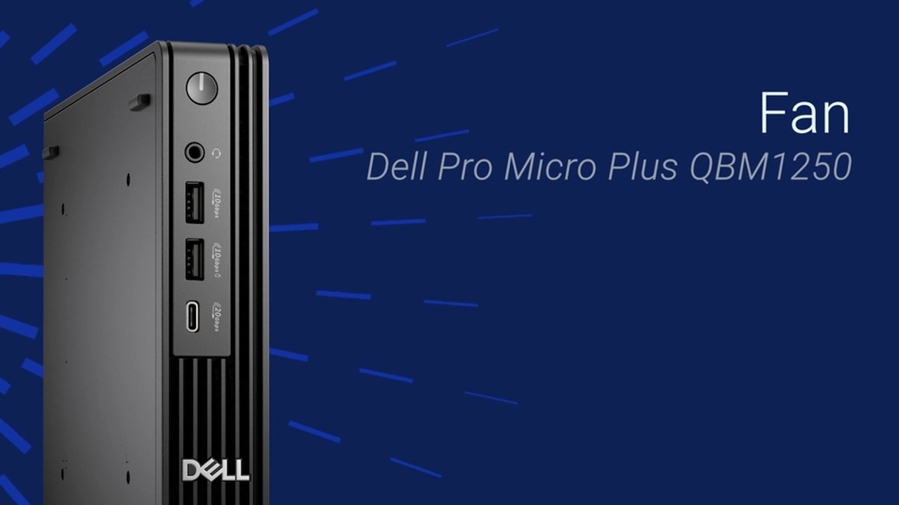 Slik bytter du viften på Dell Pro Micro Plus-QBM1250