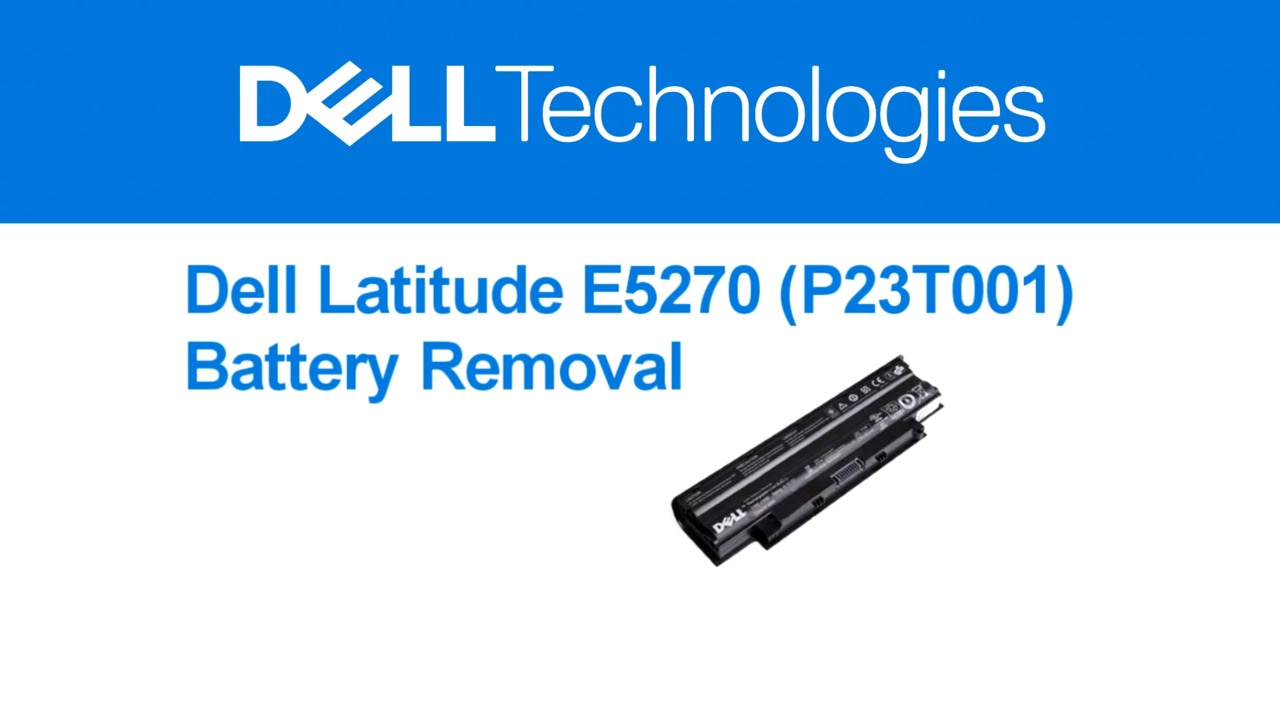 How to replace a Battery for Latitude E5270