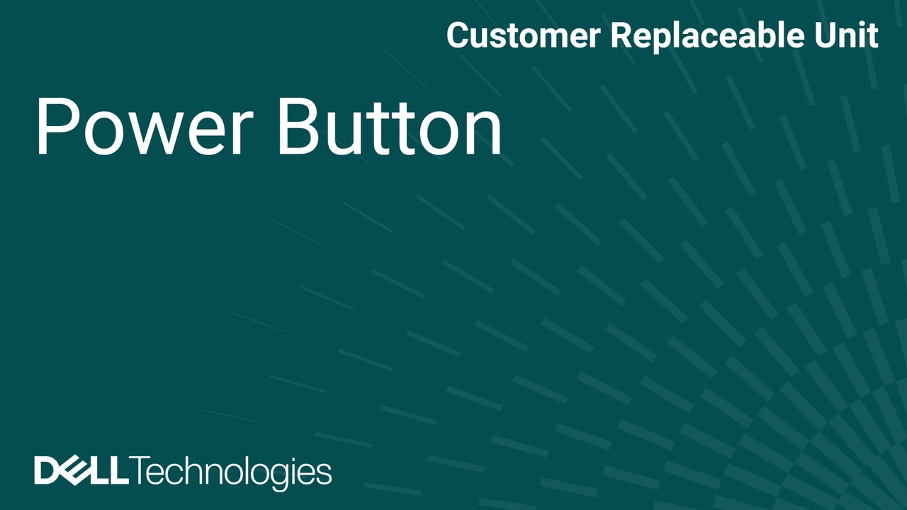 How to Replace Power button in Dell Pro Precision 7 T1 PW7T1260
