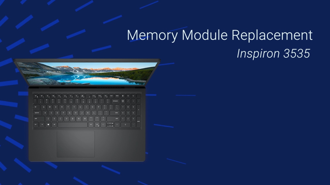How to Replace the Memory on Inspiron 3535