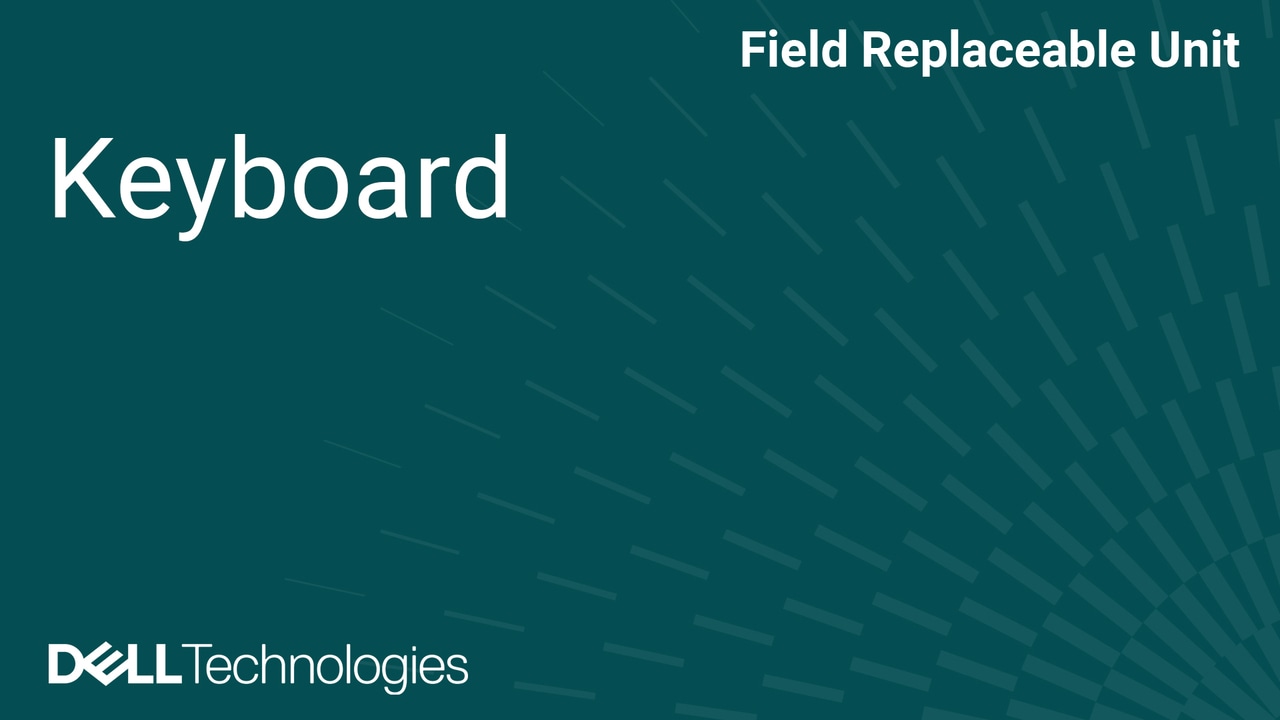 How to Replace the Keyboard in XPS 16 DA16260