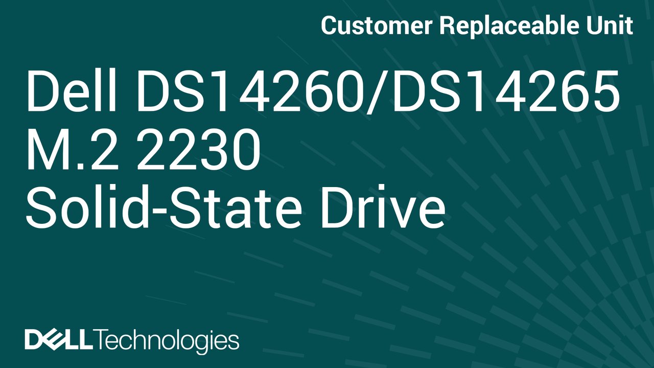 How to Replace M.2 2230 SSD in DS14260/DS14265