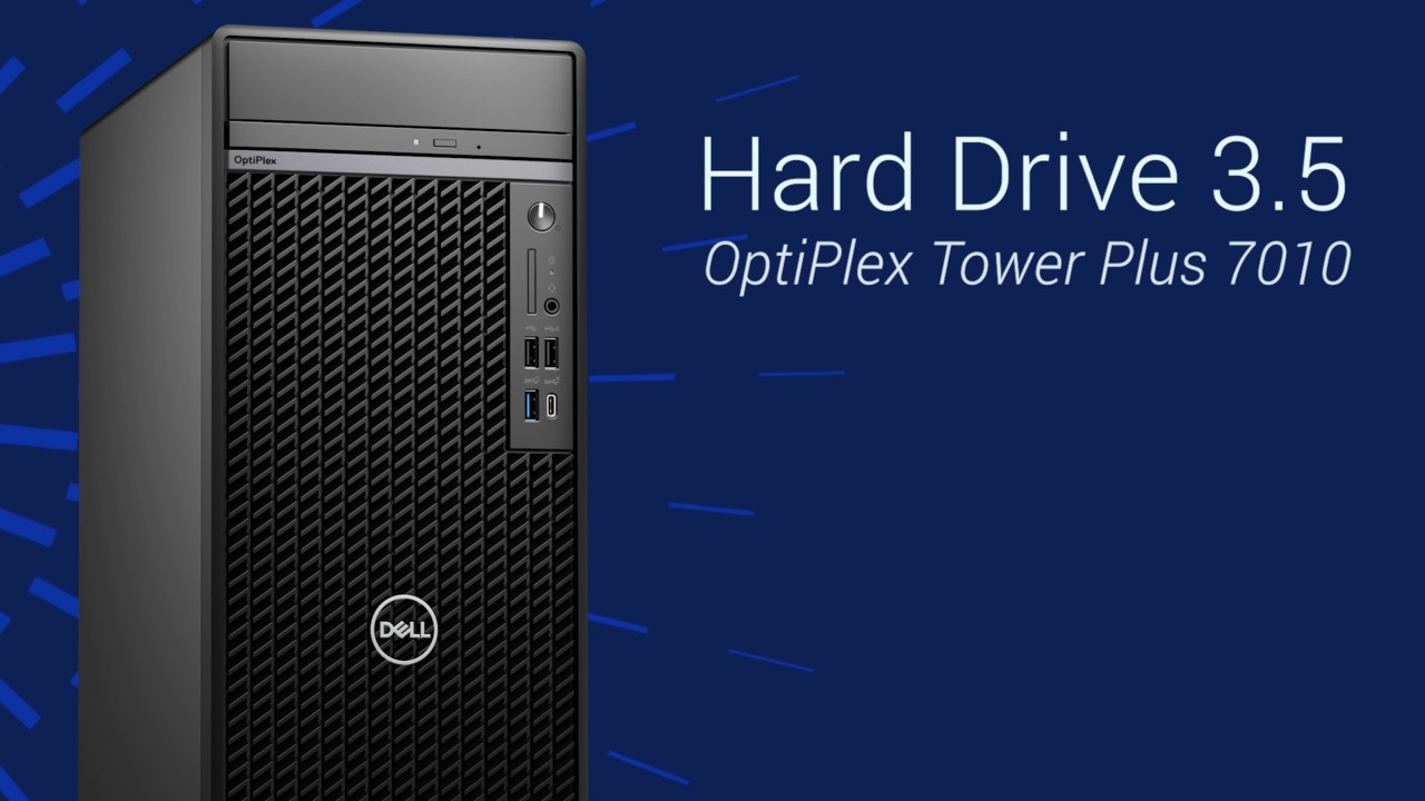 Comment remplacer le disque dur 3.5 sur un système OptiPlex 7010 Plus au format tour