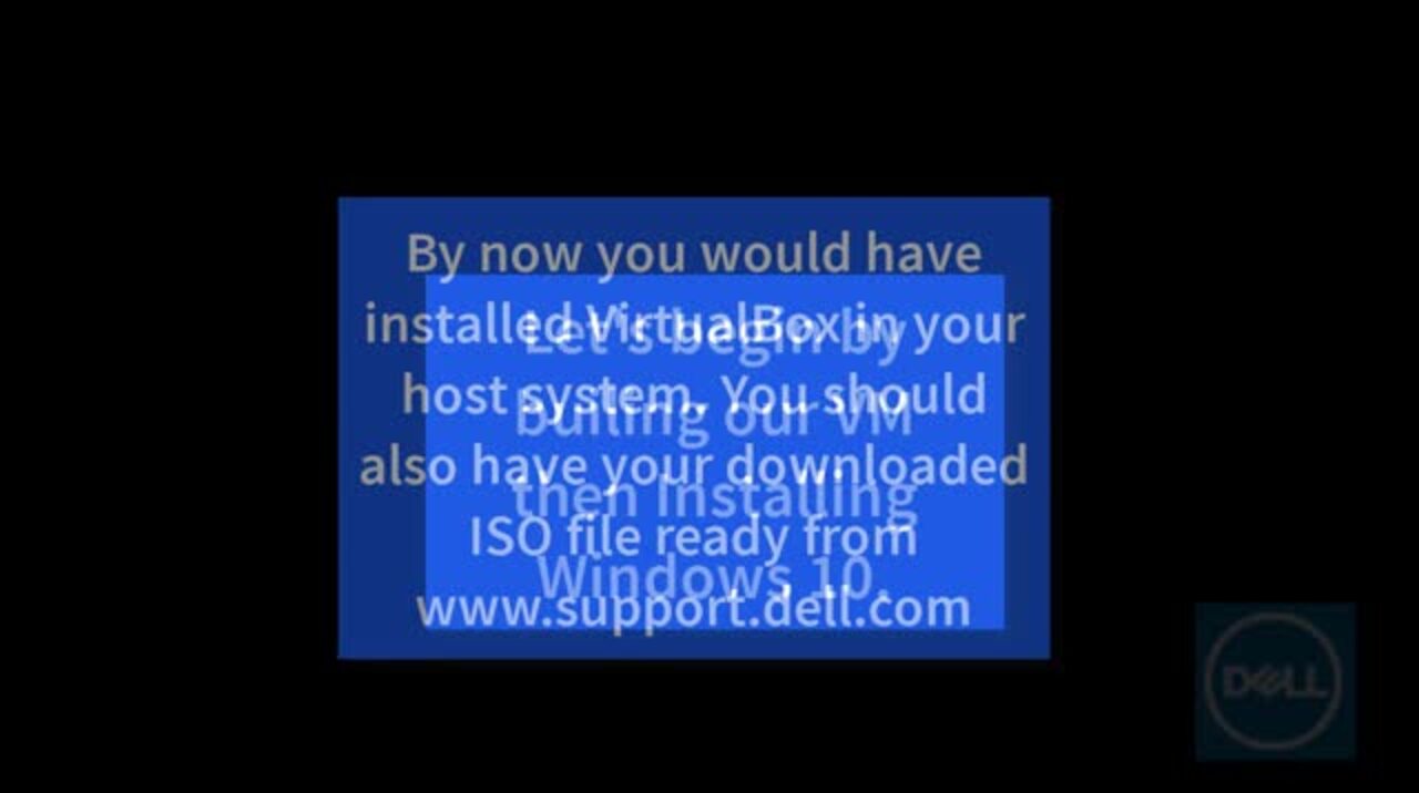 Dell ImageAssist and VirtualBox Tutorial Part 1