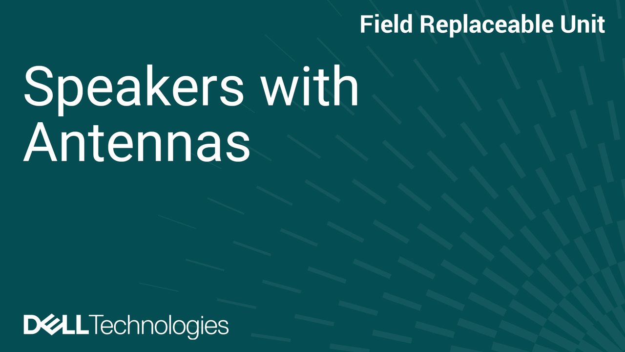 How to Replace the Speakers in Dell Pro Premium PA14260 (WWAN configuration)