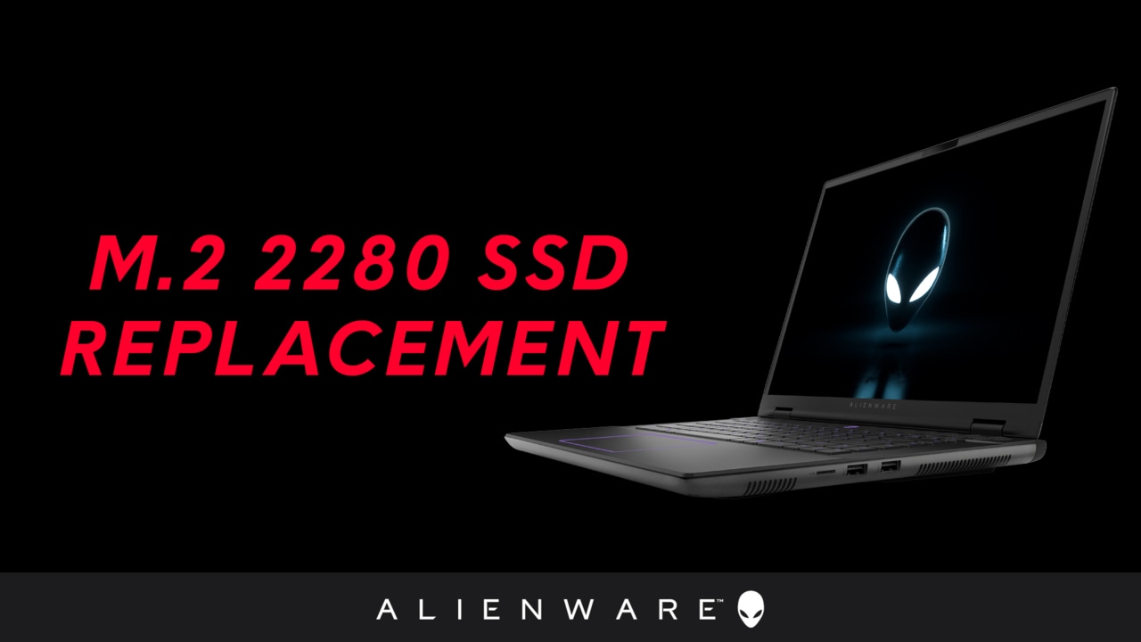 How to Replace Solid-State Drive (SSD) on Alienware m16 R2