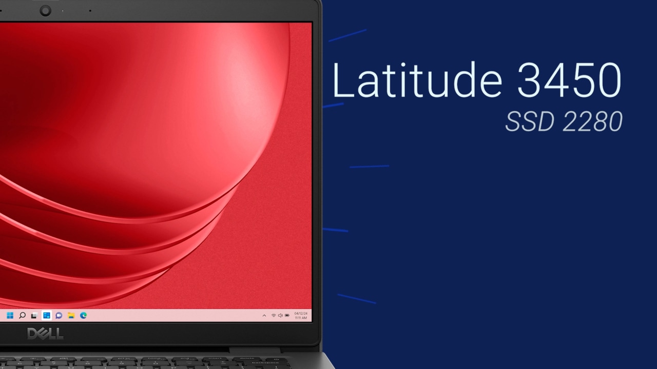 How to Replace the SSD 2280 on Latitude 3450
