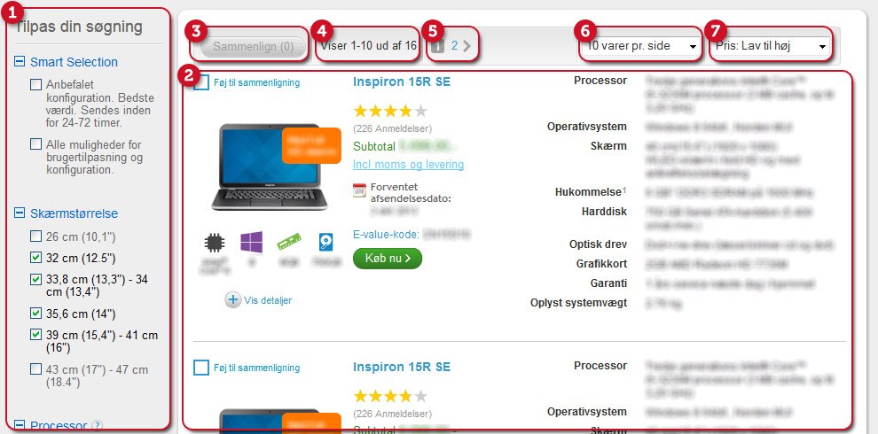 Produktsøgning
