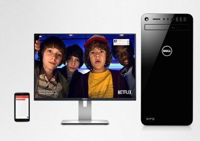 COMPUTADOR GAMER DELL XPS-8930-A4GM - Combine seus dispositivos com o Dell Mobile Connect.