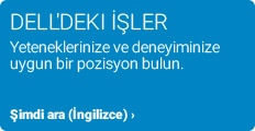 Dell'deki İşler. Yeteneklerinize ve deneyiminize uygun bir pozisyon bulun.