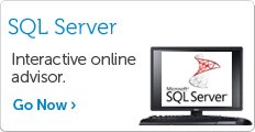 SQL Server. Interactive online advisor. Go now.