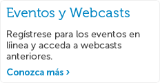 events and webacasts