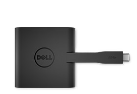 Adapter Dell ze złącza USB Type-C do HDMI/VGA/Ethernet/USB 3.0 | DA200