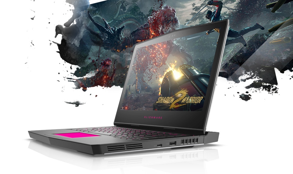 Evolved power – Alienware’s most powerful 13" gaming laptop.