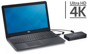 Connectez facilement un ordinateur portable à un écran Ultra HD 4K, à un écran Full HD et à d’autres appareils externes.