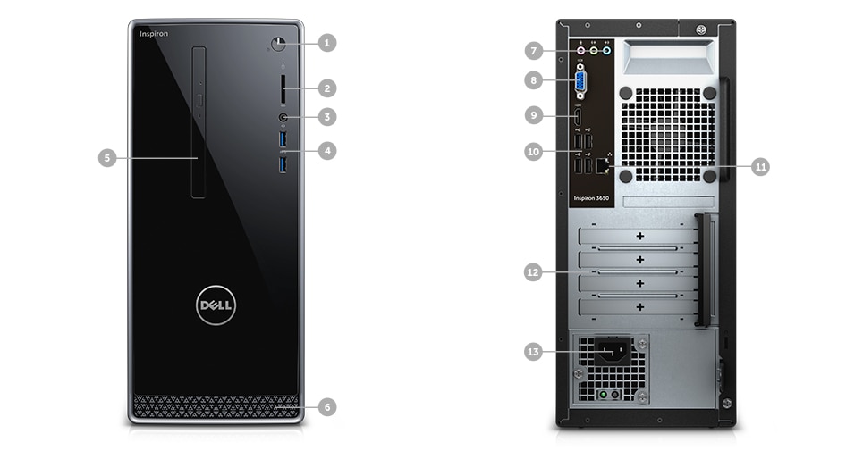 dell inspiron i3650 specs