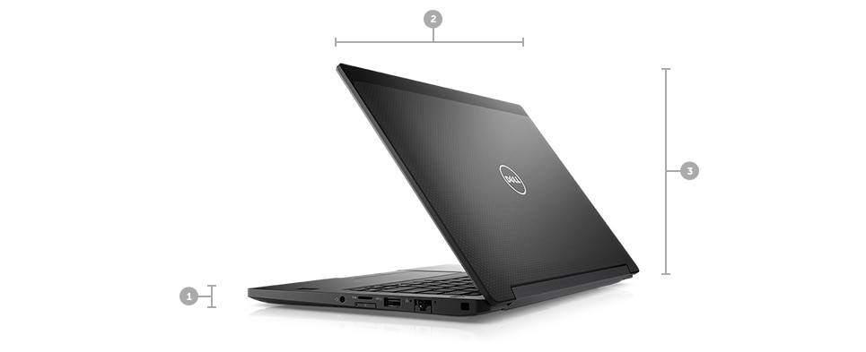 latitude 12 7280 laptop – Méretek és tömeg