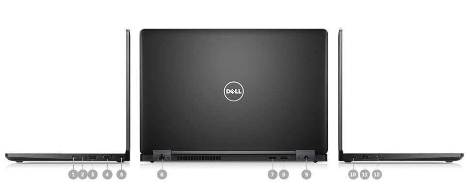 Dell Latitude 5580 i5 7th Gen - Ports and Slots