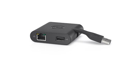デル製アダプタ – USB-C-HDMI/VGA/イーサネット/USB 3.0