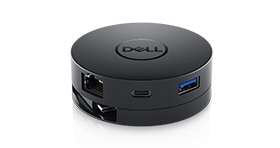 الطراز Latitude فئة 3390 الذي يضم إمكانات جهازين في جهاز واحد - مهايئ USB-C للأجهزة المحمولة | طراز DA300 من Dell