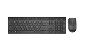Zestaw z bezprzewodową klawiaturą i myszą Dell | KM636