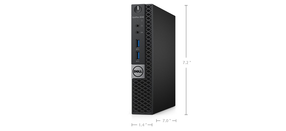 máy tính để bàn optiplex 3040m - Kích thước và trọng lượng