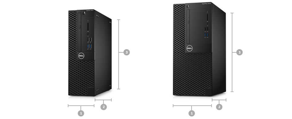 Optiplex 3050 Desktop - Dimensions & Weight