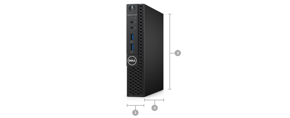 Optiplex 3050 Micro - Dimensions Optiplex 3050 Micro - Dimensions