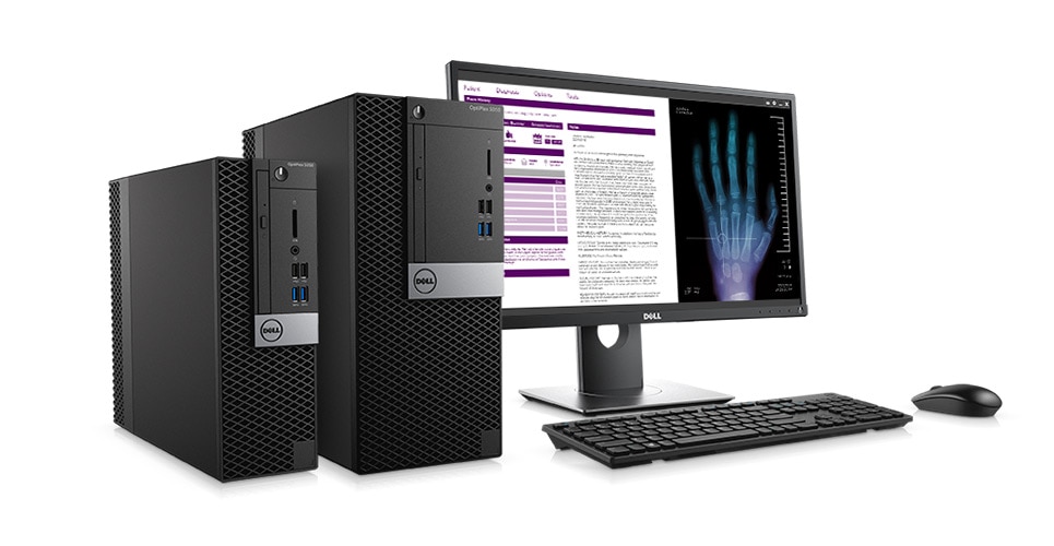 Počítač OptiPlex 5050 v provedení Tower a Small Form Factor – důvěryhodná spolehlivost. Důkladné zabezpečení.