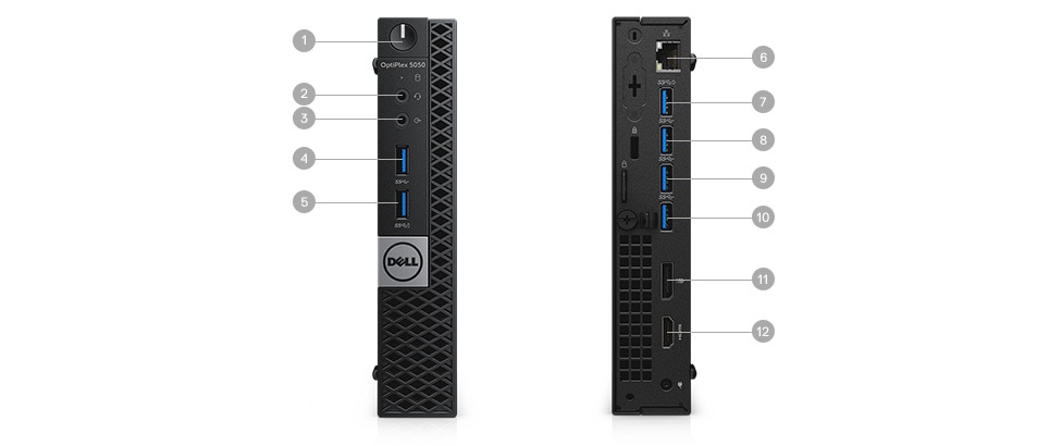 OptiPlex 5050 Micro - Ports & Slots