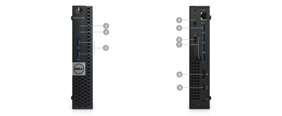 Ports and slots