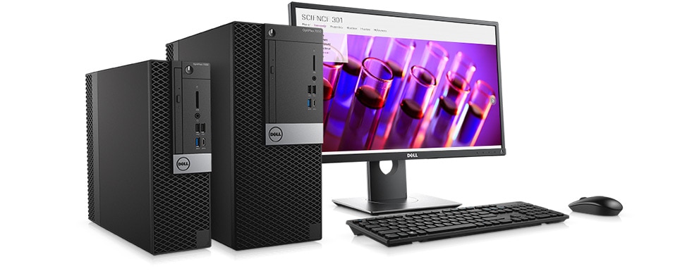 New OptiPlex 7050 Tower & Small Form Factor - Powerful productivity