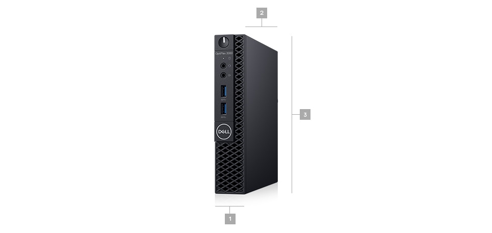 Optiplex 3060 micro - Dimensions & Weight