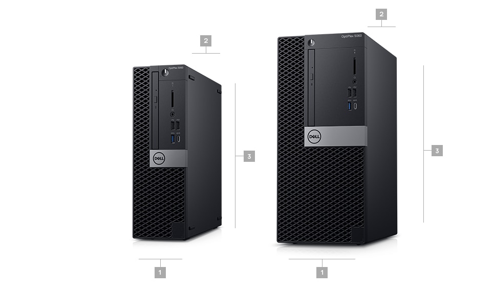 OptiPlex 5060 desktop - Dimensions &eight