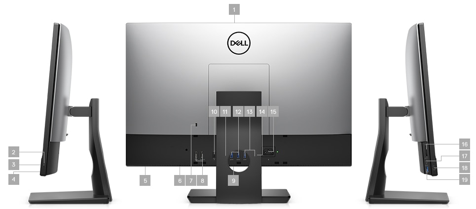 OptiPlex 7460 All-in-One - PORTS & SLOTS