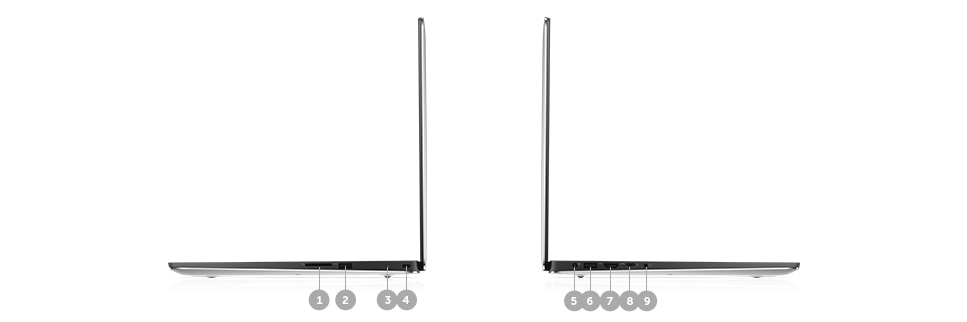 Ordinateur portable Dell Precision 15 5520 : Ports et emplacements