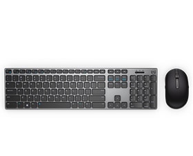 Zestaw z bezprzewodową klawiaturą i myszą Dell Premier KM717